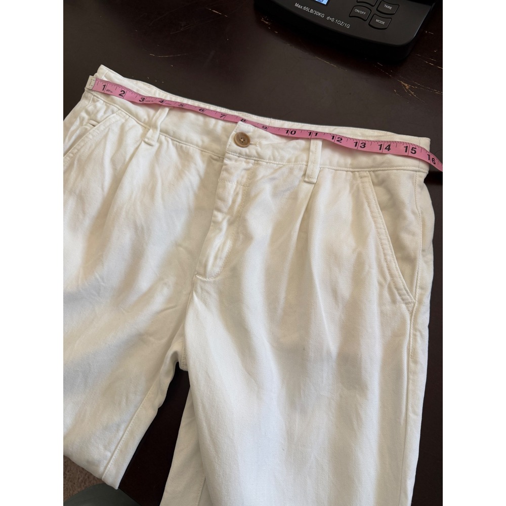 ANTHROPOLOGIE Womens Pants Pleated High Rise Barrel Boho Light Academia Size‎ 29 - Picture 5 of 10